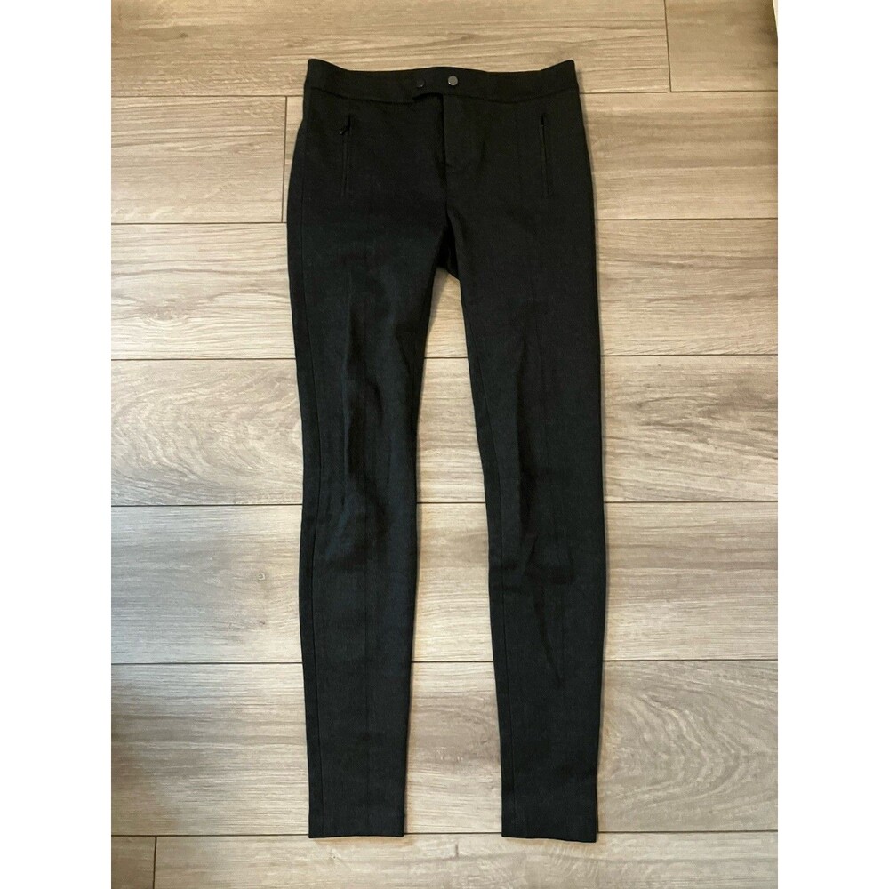 Vince.Viscose Blend Slim Fit Trousers Pants Dark Gray size 2 Women career work